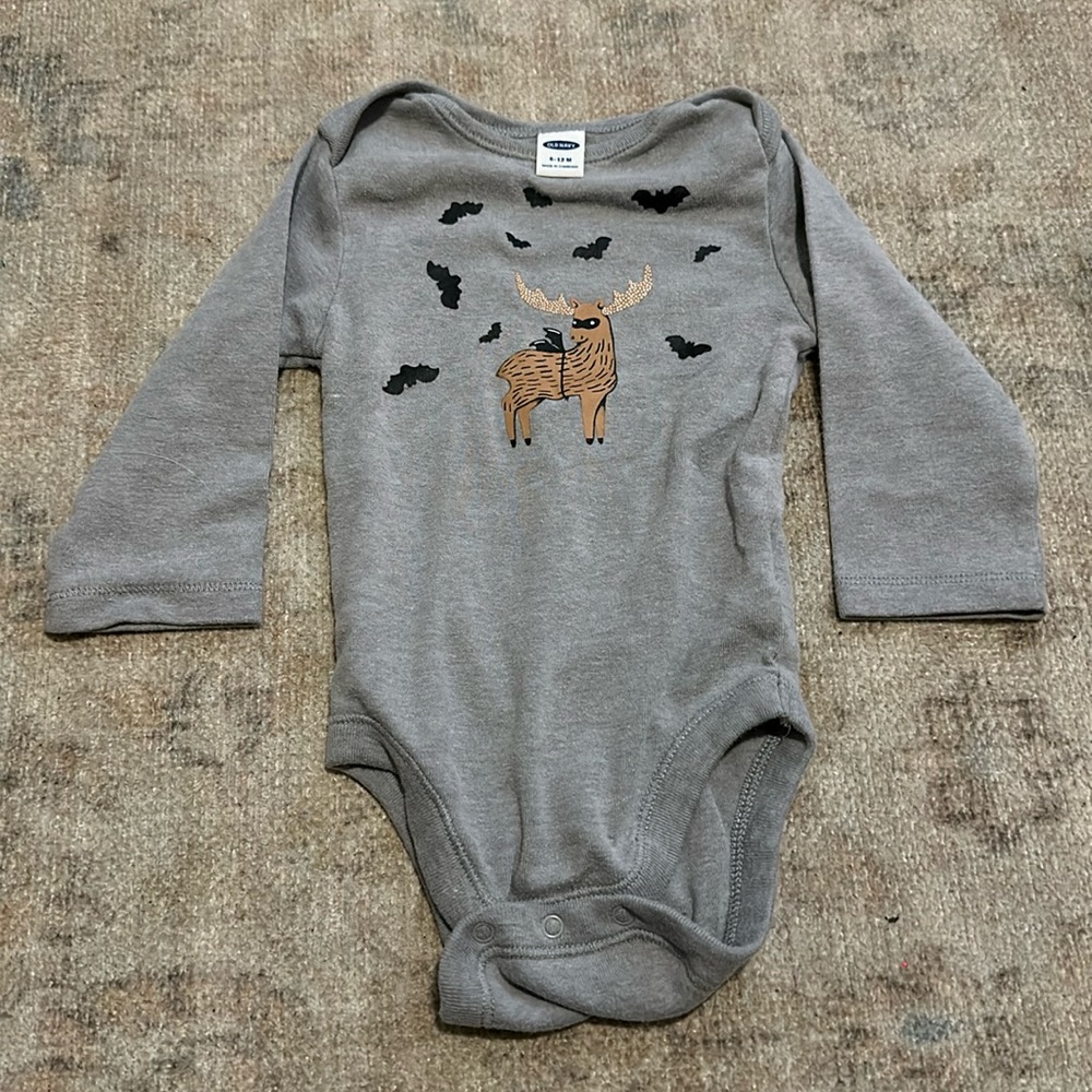 Halloween Moose onesie
